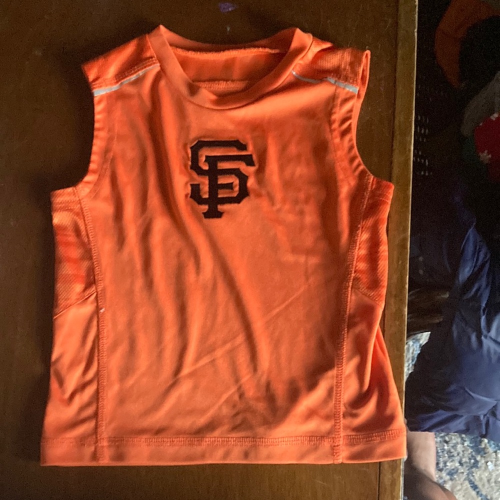 2T orange shirt for boys